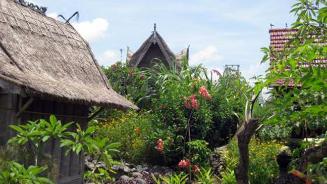 Desa Seni is a collection of restored traditional Indonesian bungalows