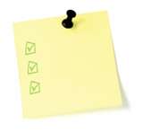 Green checklist Green checklist