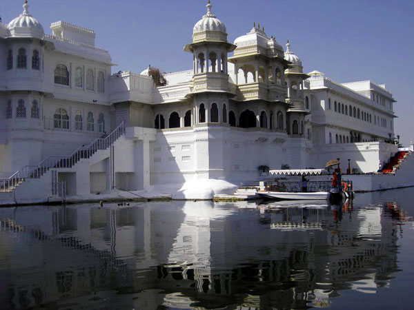Taj Lake Palace Hotel in Udaipur, Rajasthan, India
