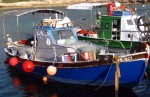 Colorful fishing boats of Cyprus