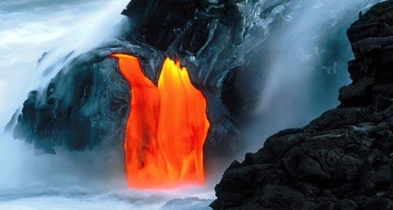 Lava flow - Hawaii Volcanoes National Park, Big Island, Hawaii, USA Lava flow in Hawaii Volcanoes National Park, Big Island, Hawaii, USA
