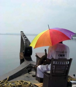 Spice Coast Cruises helmsman