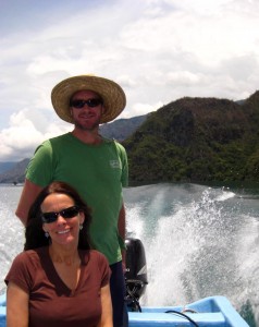 Jeffro and Mayah, owners of Laguna Lodge on Lake Atitlan, Guatemala