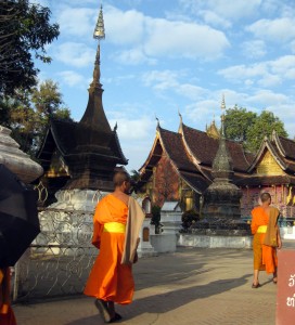 Monk-y business in Luang Prabang, Laos