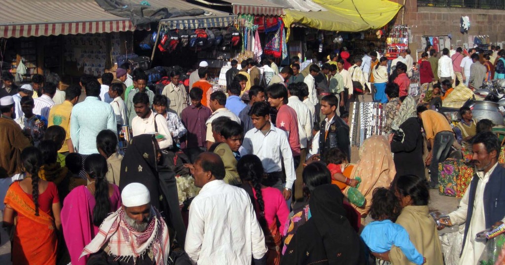 The always crowded streets of Old Dehli