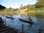 Tranquil Ngam Ngum River - near Vientiane, Laos