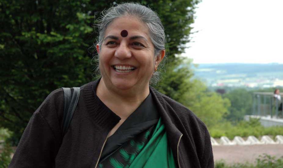 Vendana Shiva Vendana Shiva is India's Gandhi of green