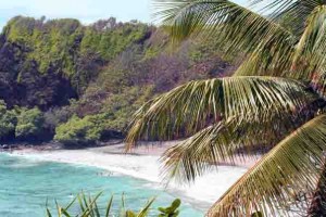 Idyllic Hamoa Beach near Hana, Maui, Hawaii, USA