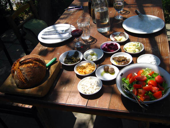 Mezes at 7 St. Georges Tavern - Cyprus Mezes at 7 St. Georges Tavern in Cyprus