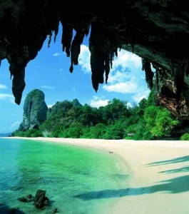 Railey Beach on Phranang Peninsula, near Krabi, Thailand
