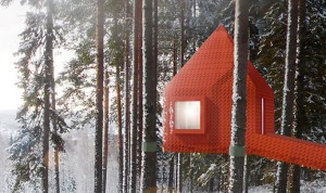 The Blue Cone, Treehotel near Harads, Sweden