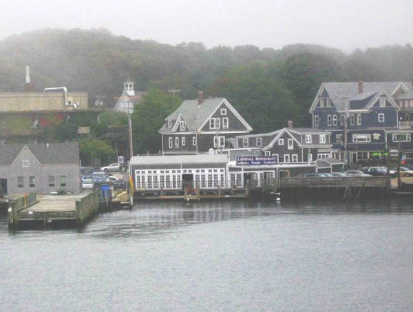 Martha's Vineyard in fog at Cape Cod, Massachusetts, USA
