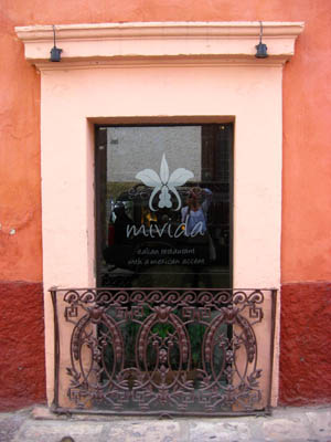 Mivida restaurant in San Miguel de Allende, Guanajuato, Mexico
