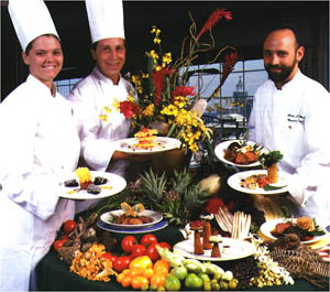 Terra Mar restaurant's farm-to-chef fare at luxury green Saybrook Point Inn in Old Saybrook, Connecticut, USA