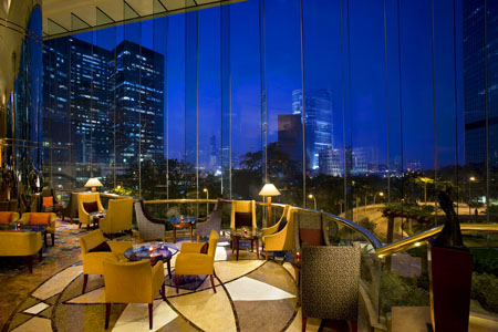 Lounge at JW Marriott Hong Kong - Hong Kong, China Lounge at JW Marriott Hong Kong in Hong Kong, China