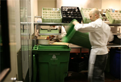 Restaurant recycling program