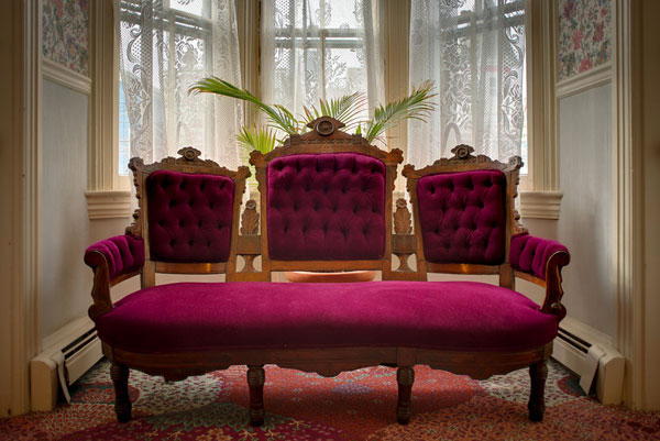 Victorian-era Carroll Villa Inn in Cape May, NJ, USA
