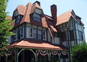 Victorian-style Physick Mansion in Cape May, NJ, USA