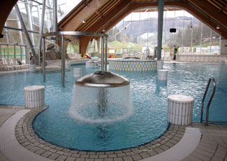 Indoor pools, Terme Snovik in Tuhinj Valley, Slovenia
