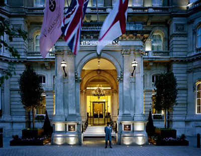 Langham London at night - London, England Langham London at night in London, England