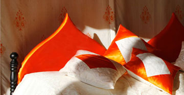 Guest bed, Yoga Magic in Goa, India